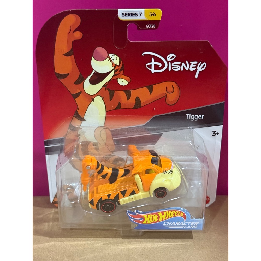 Hot Wheels Disney Tigger Character Cars Series 7 1:64 Diecast Car 2018